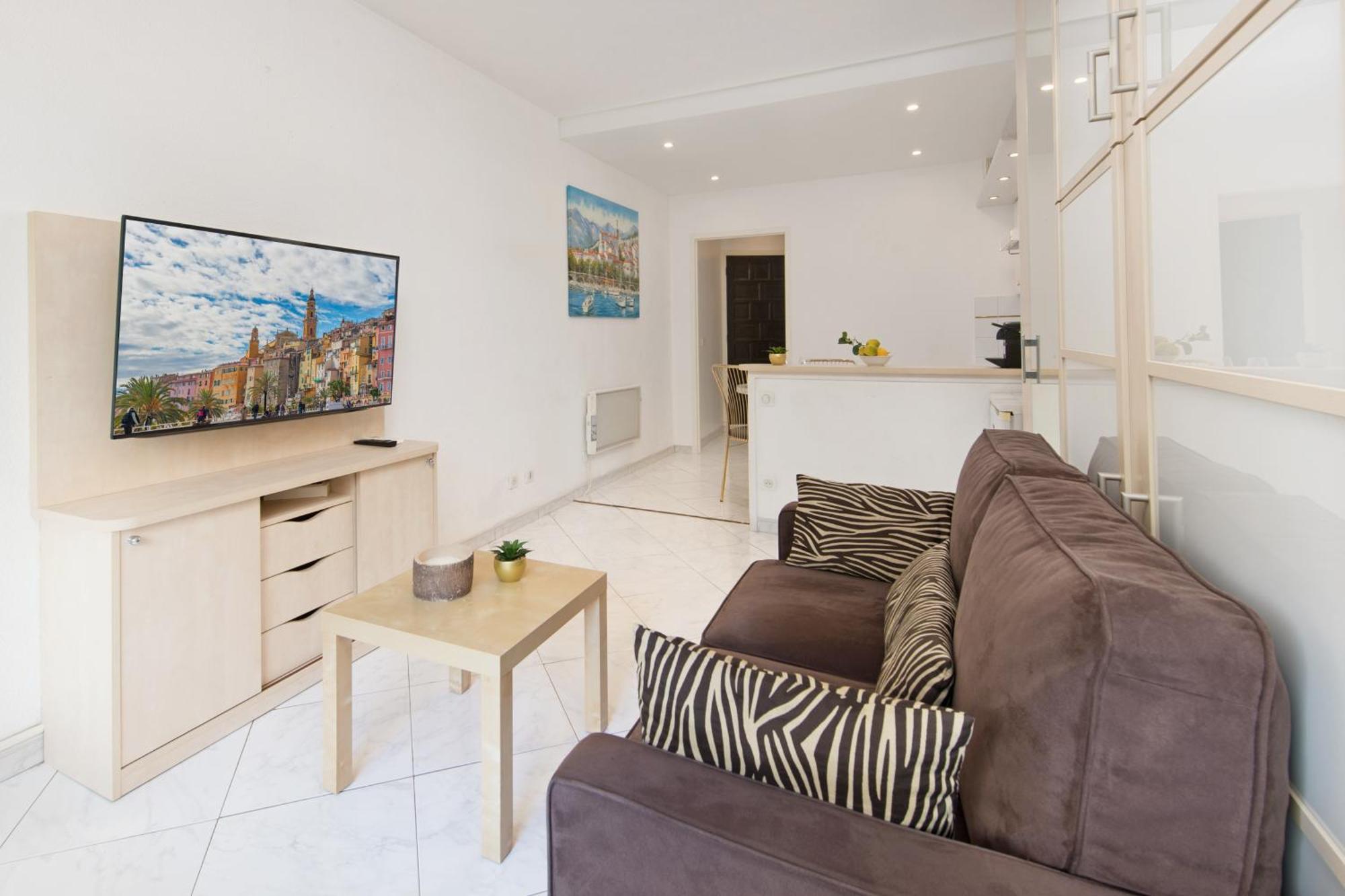 Cosy Studio - Residence Front De Mer - Menton Dış mekan fotoğraf